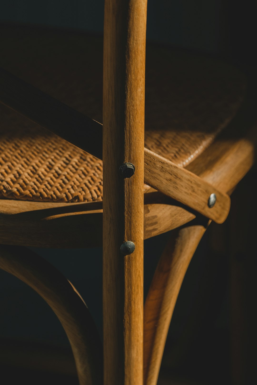 our-story Chair, detail.